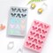 Cute Cartoon Silicone Ice Cube Molds, Reusable 15 Cavity Non-Stick Mouse Head Candy Chocolate Mold Ice Cube Trays Easy Release BPA Free Ice Mold for Kids DIY